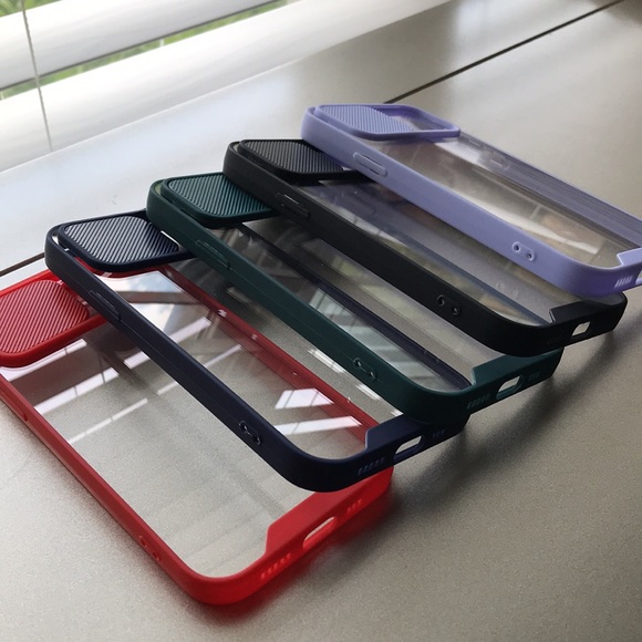 For iPhone 12 Pro phone case clear/camera slider - Picture 5 of 12